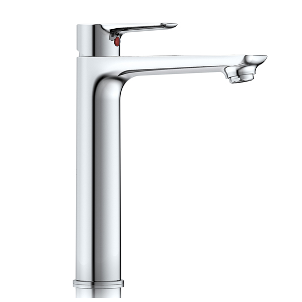 3187-31 Mitigeur monocommande de lavabo pour eau chaude / froide, robinet en laiton