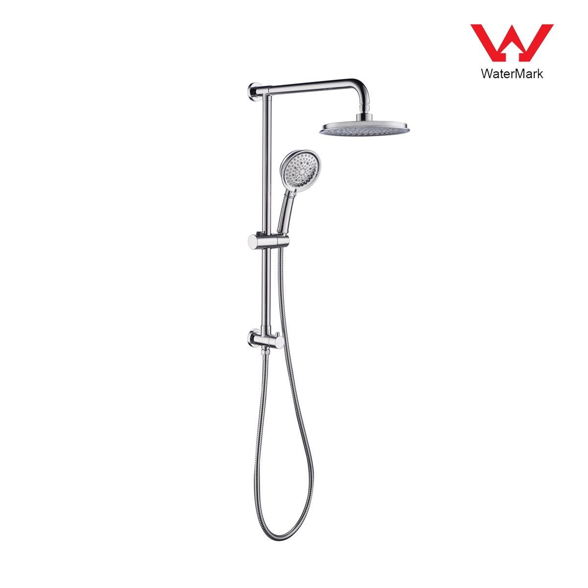 DA610020CP Kits de douche certifiés Watermark, ensemble de douche pluie, ensemble de douche coulissante;