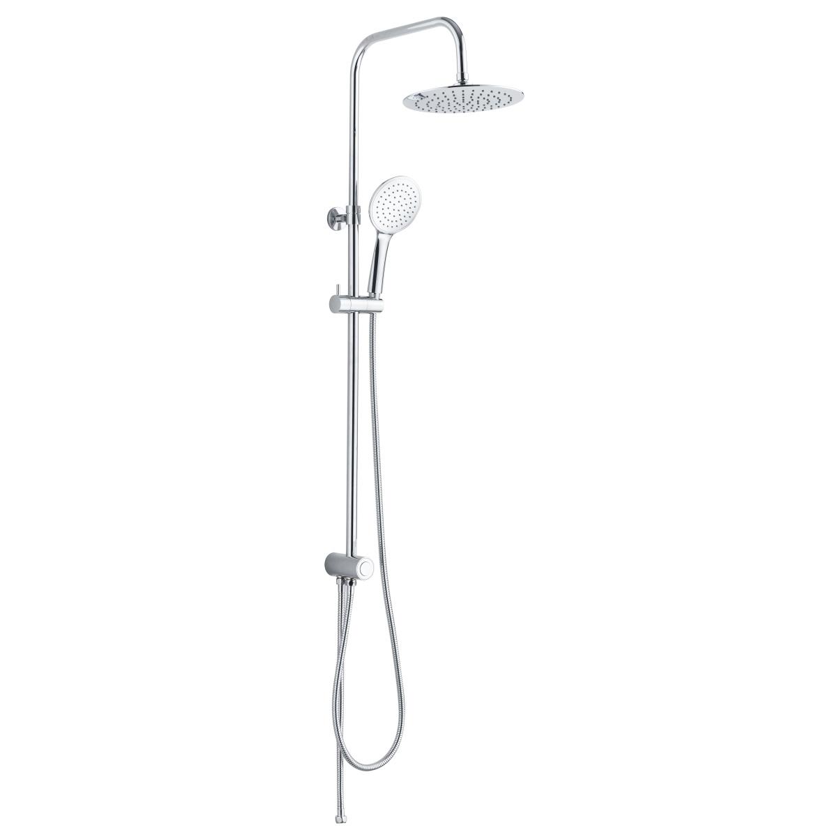 YS34107 Colonne de douche, colonne de douche pluie avec interrupteur à bouton, réglable en hauteur;