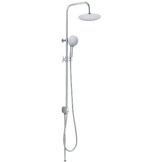 YS34110 Colonne de douche, colonne de douche pluie avec interrupteur à bouton, réglable en hauteur;