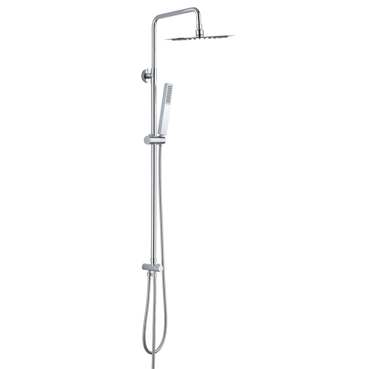 YS34146C Colonne de douche, colonne de douche pluie avec inverseur, réglable en hauteur;