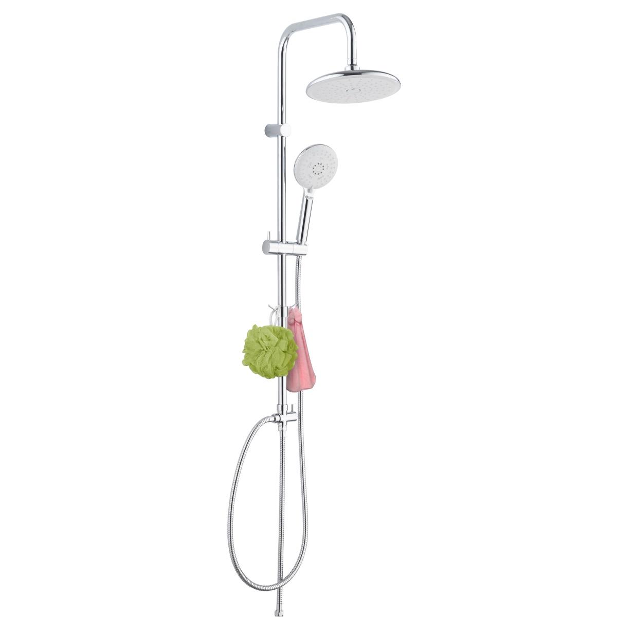 YS34152B Colonne de douche, colonne de douche pluie avec ensemble de douche autonettoyant, avec crochet;