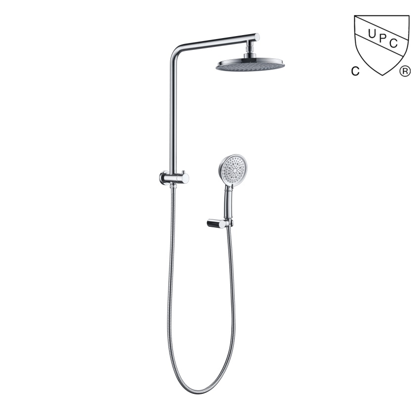 DA310013CP	UPC, CUPC certified shower kits, rainshower set;