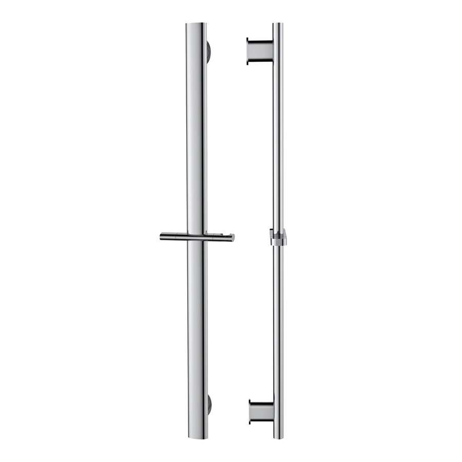 SR183	Oval brass sliding bar, shower rail, shower wall rail;