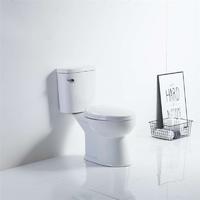YS22202 Toilette en céramique 2 pièces, Toilette S-trap allongée, Toilette certifiée TISI / SNI;