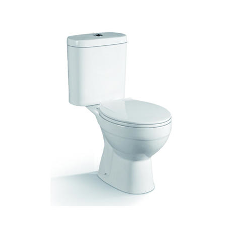 YS22206S Toilette en céramique 2 pièces, toilette à fond creux S-trap à couplage fermé;