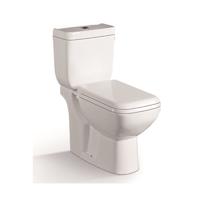 YS22212S Toilette en céramique 2 pièces au design rétro, toilette à fond creux monobloc à siphon en P;