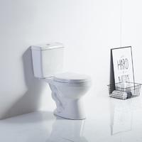 YS22235 Toilette 2 pièces en céramique, toilette siphonique à siphon en S monobloc;