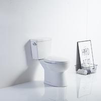 YS22238 Toilette en céramique 2 pièces, Toilette S-trap allongée, Toilette certifiée TISI / SNI;