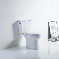 YS22241 Toilette en céramique 2 pièces, Toilette S-trap allongée, Toilette certifiée TISI / SNI;