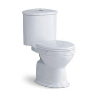 YS22262P Toilette en céramique 2 pièces, toilette à fond creux P-trap