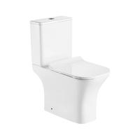 YS22291P Toilette en céramique sans rebord 2 pièces, toilette à fond creux P-trap;