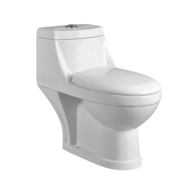 YS24258 Toilette monobloc en céramique, siphonique;