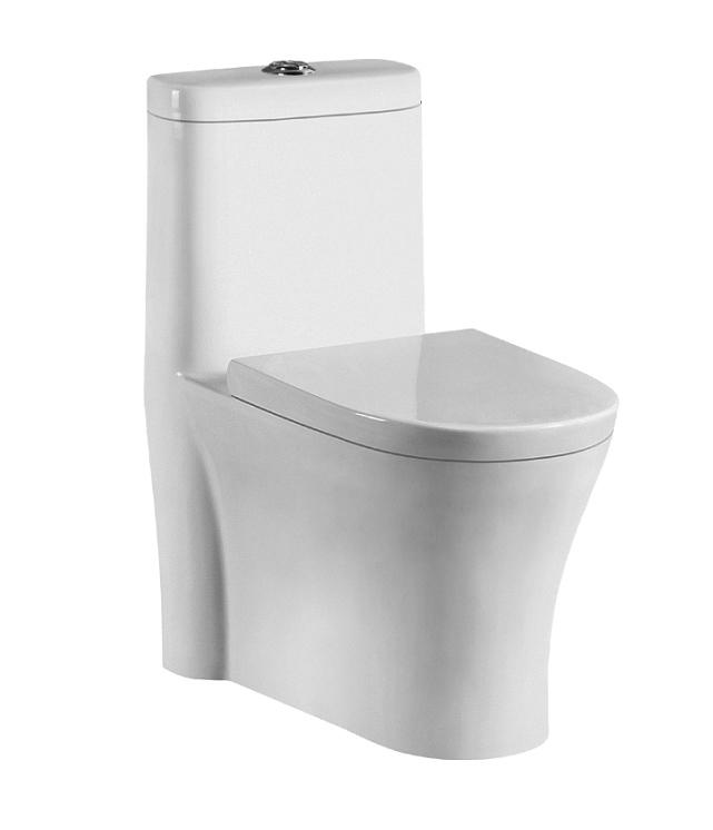YS24271 Toilette monobloc en céramique, siphonique;