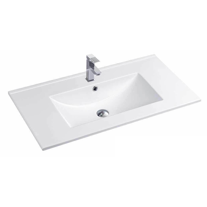 YS27286W-80 lavabo en céramique émaillée blanc mat, lavabo, lavabo;