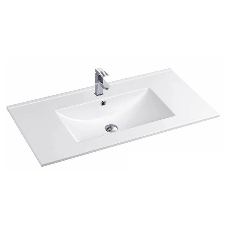 YS27286W-90 lavabo en céramique émaillée blanc mat, lavabo, lavabo;