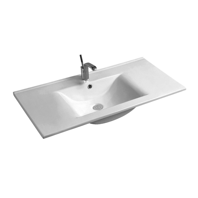 YS27293-90	Ceramic cabinet basin, vanity basin, lavatory sink;