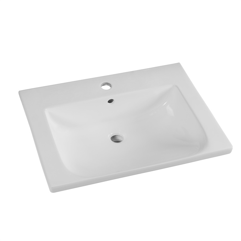 YS27307-60	Ceramic cabinet basin, vanity basin, lavatory sink;