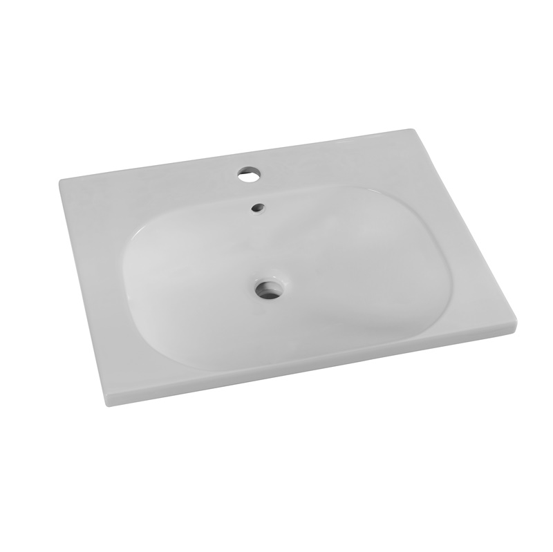 YS27308-60	Ceramic cabinet basin, vanity basin, lavatory sink;