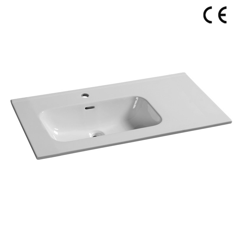 YS27310-100L	Ceramic cabinet basin, vanity basin, lavatory sink;