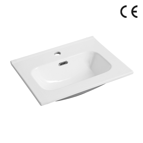 YS27313-60	Ceramic cabinet basin, vanity basin, lavatory sink;