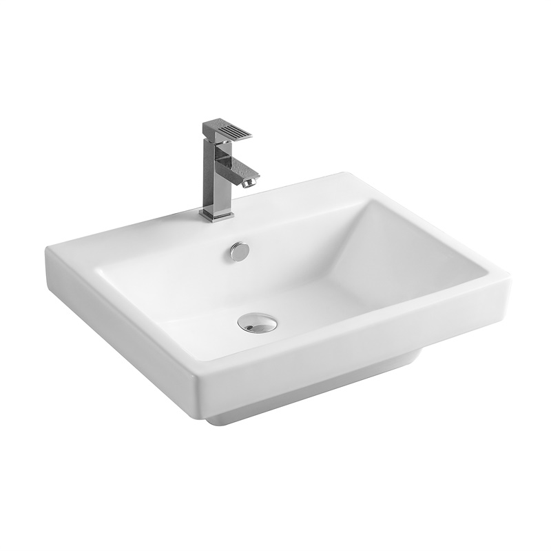 YS28215B	Ceramic above counter basin, artistic basin, ceramic sink;