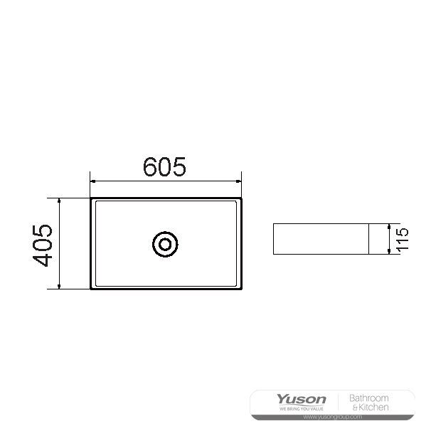 YS28442	Ceramic above counter basin, artistic basin, ceramic sink;