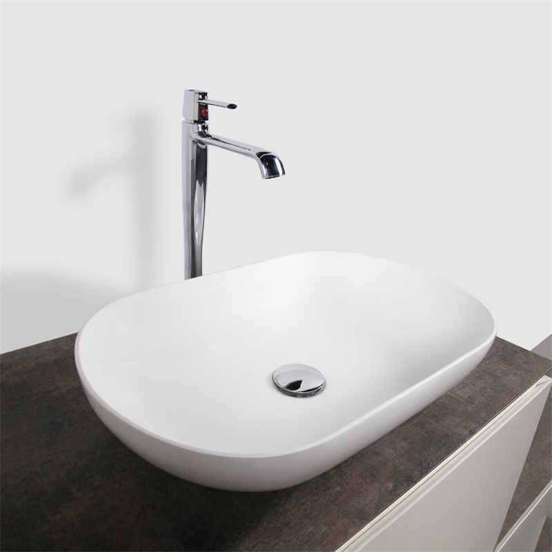 YS28450	Ceramic above counter basin, artistic basin, ceramic sink;