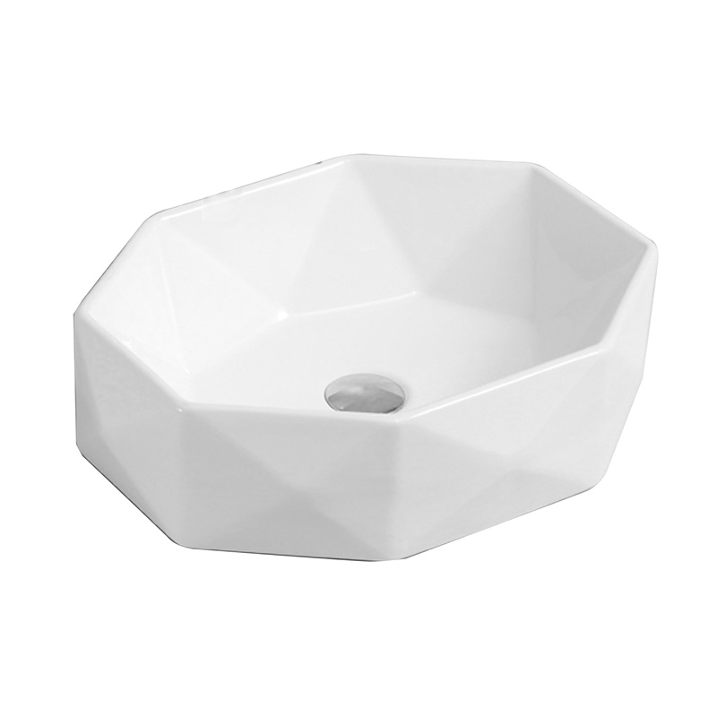 YS28460	Ceramic above counter basin, artistic basin, ceramic sink;