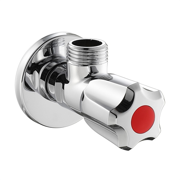 YS470	Brass Angle Valve, Shut Off Water Angle Stop Valve, for Faucet and Toilet, Wall Mounted;