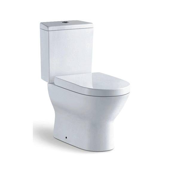 YS22260P Toilette en céramique 2 pièces, toilette à fond creux P-trap;