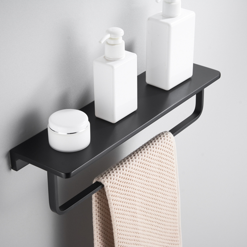 18287B	Bathroom accessories, towel shelves, towel shelf, glass shelf;