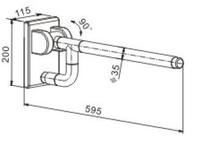 S39411 Barres d'appui pour salle de bain, barres d'appui pliables, main courante de sécurité, barres d'appui antidérapantes;