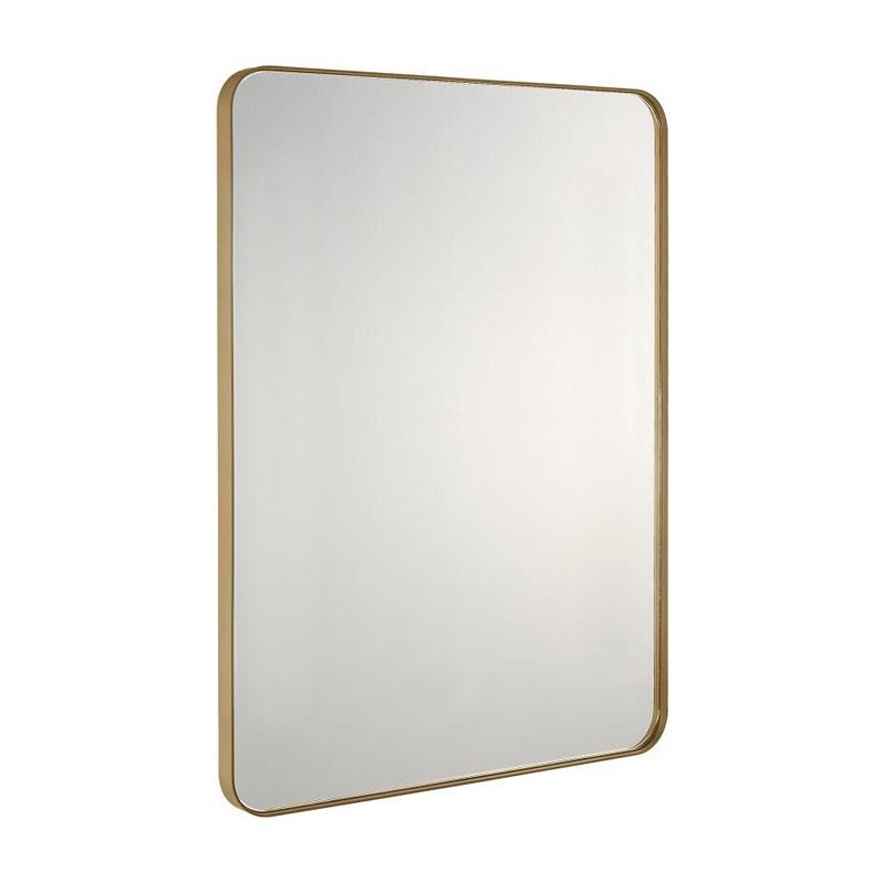 YS57006-70 Miroir de salle de bain, miroir à cadre en laiton
