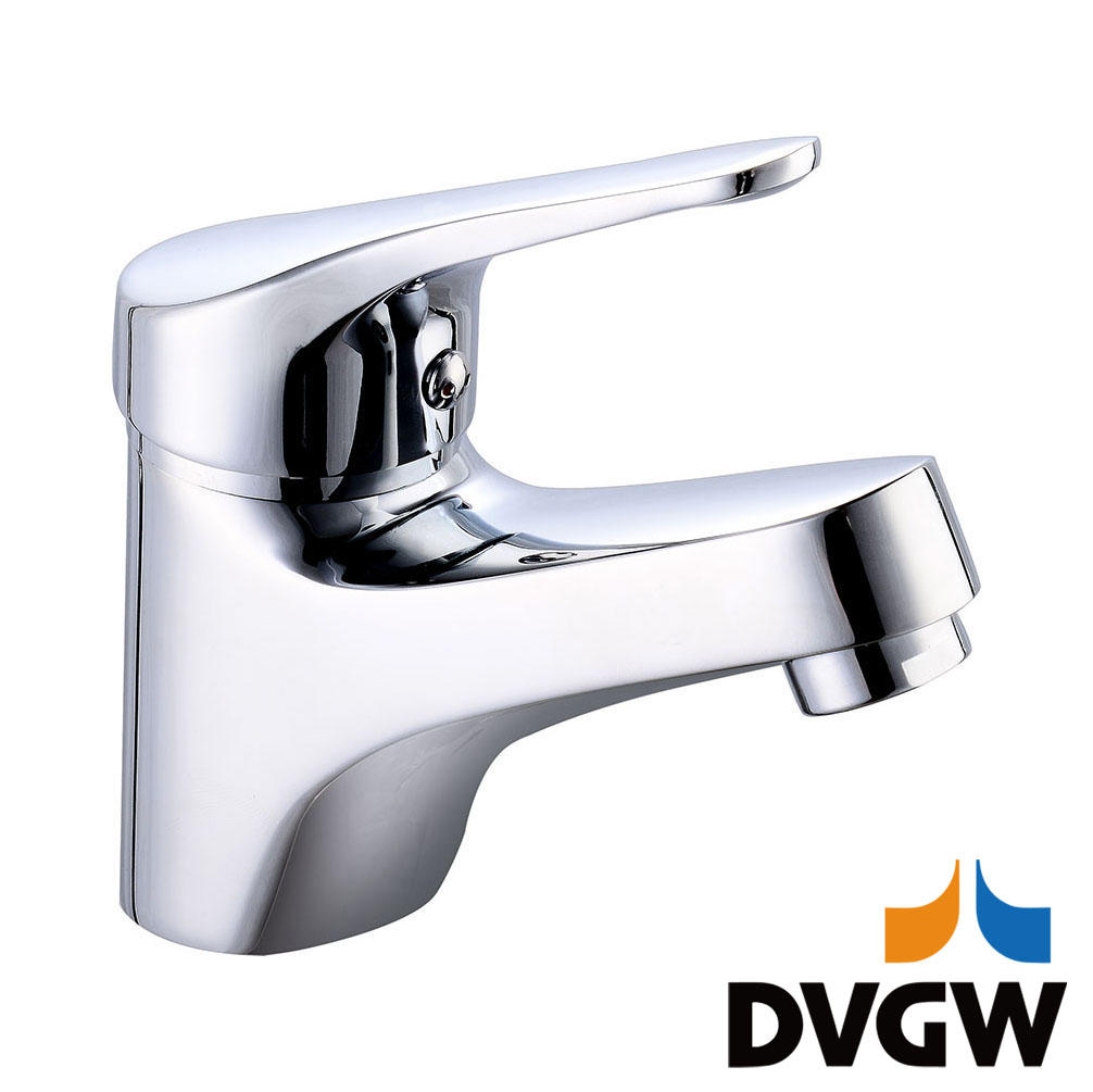 4135-30 Certifié DVGW, mitigeur de lavabo en laiton à levier unique pour eau chaude / froide