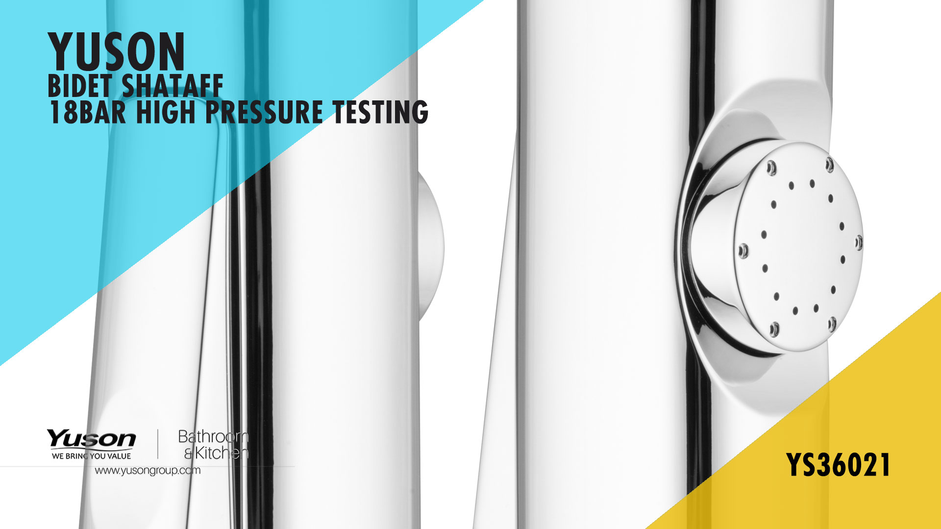 Test d'eau haute pression YS36021, 18 bars