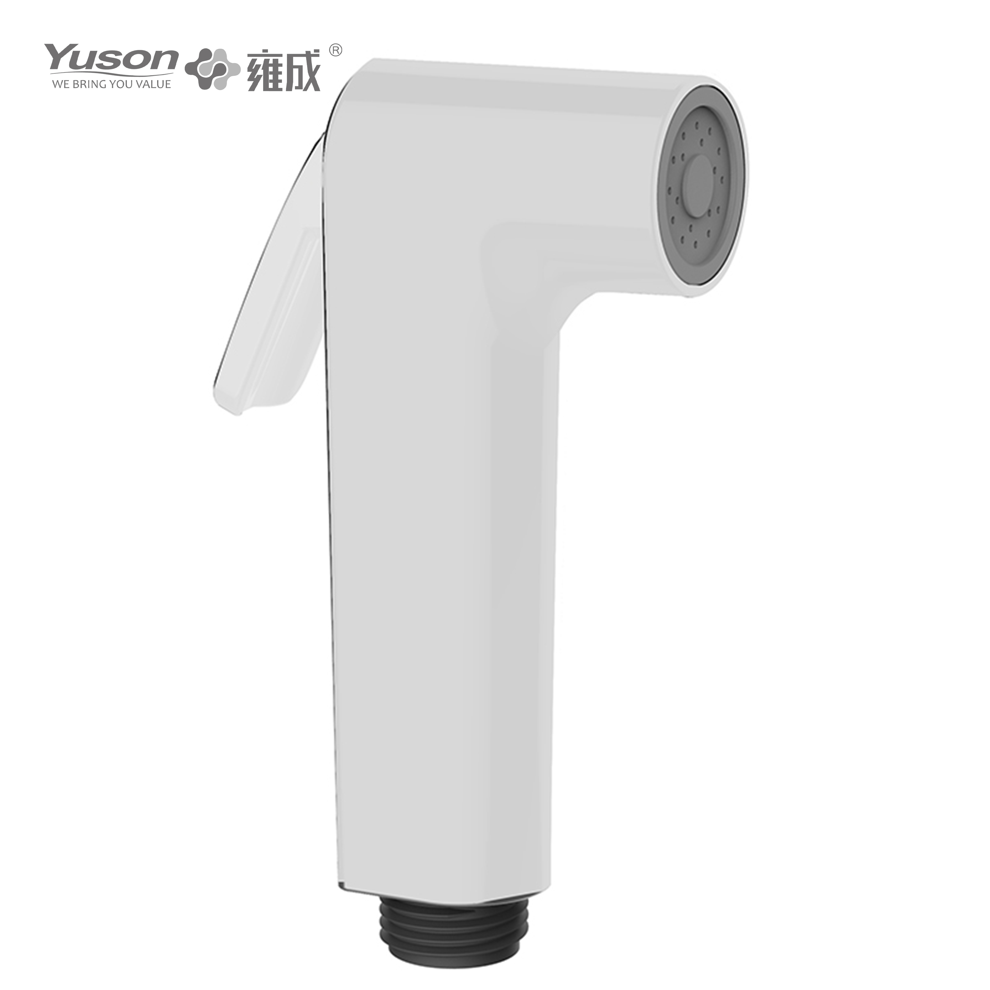 YS36075 ABS shataff, pulvérisateur de bidet de toilette en acier, pulvérisateur de bidet de tuyau de toilette