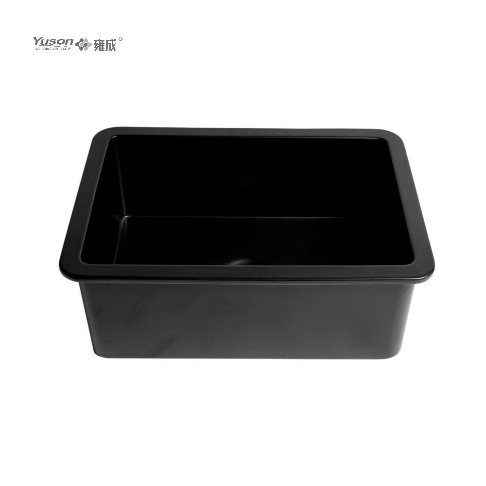 YS27106W-2419 Évier de cuisine avant à tablier en argile réfractaire fine FFC, bol simple le plus vendu de 24x19 pouces, pour décor d'évier de cuisine de ferme