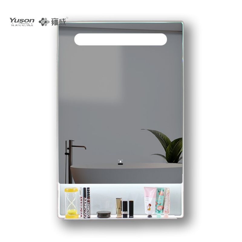 YS57017 Miroir de salle de bain en gros, miroir LED, miroir lumineux avec rangement