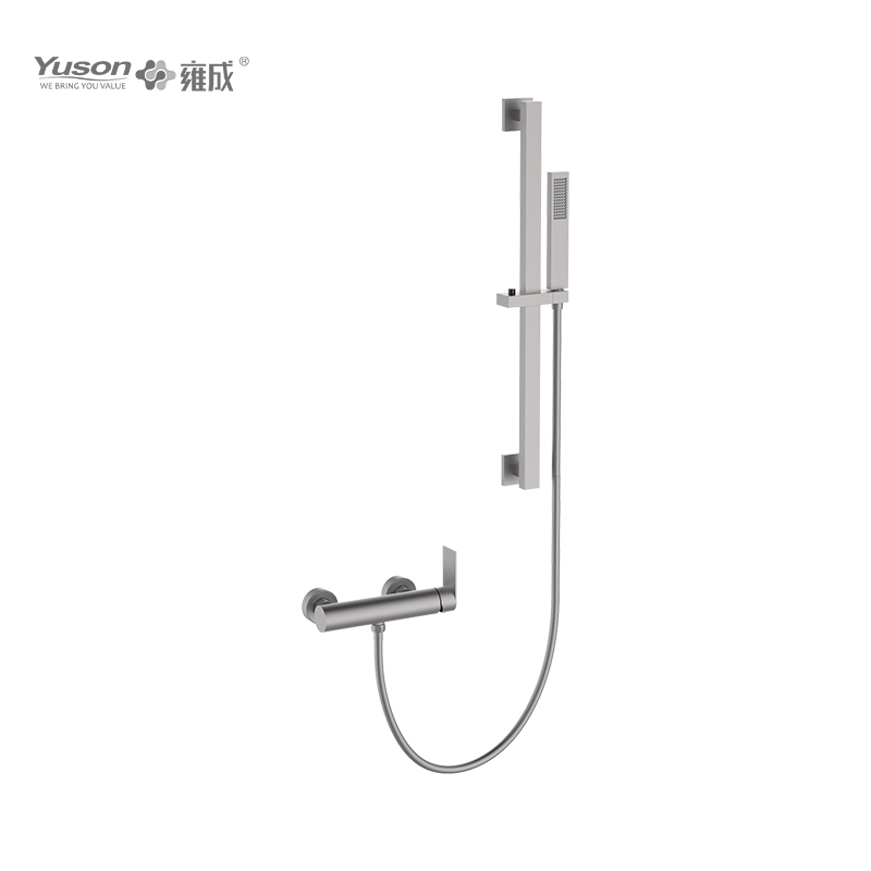 3163-24K1 SS 316L Mitigeur de douche mural avec kit de douche coulissant