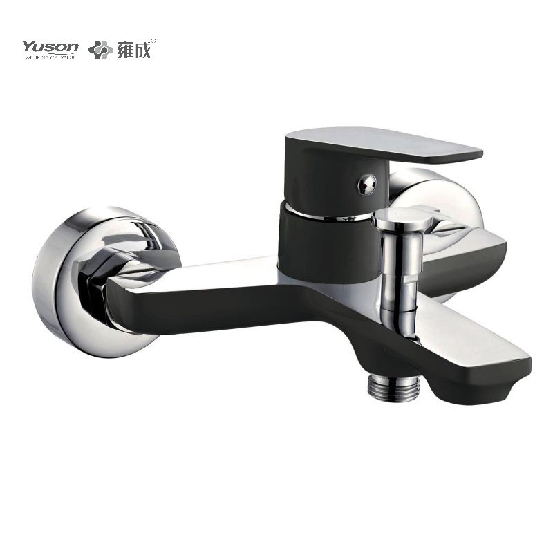 3296-10	brass faucet single lever hot/cold water wall-mounted bathtub mixer