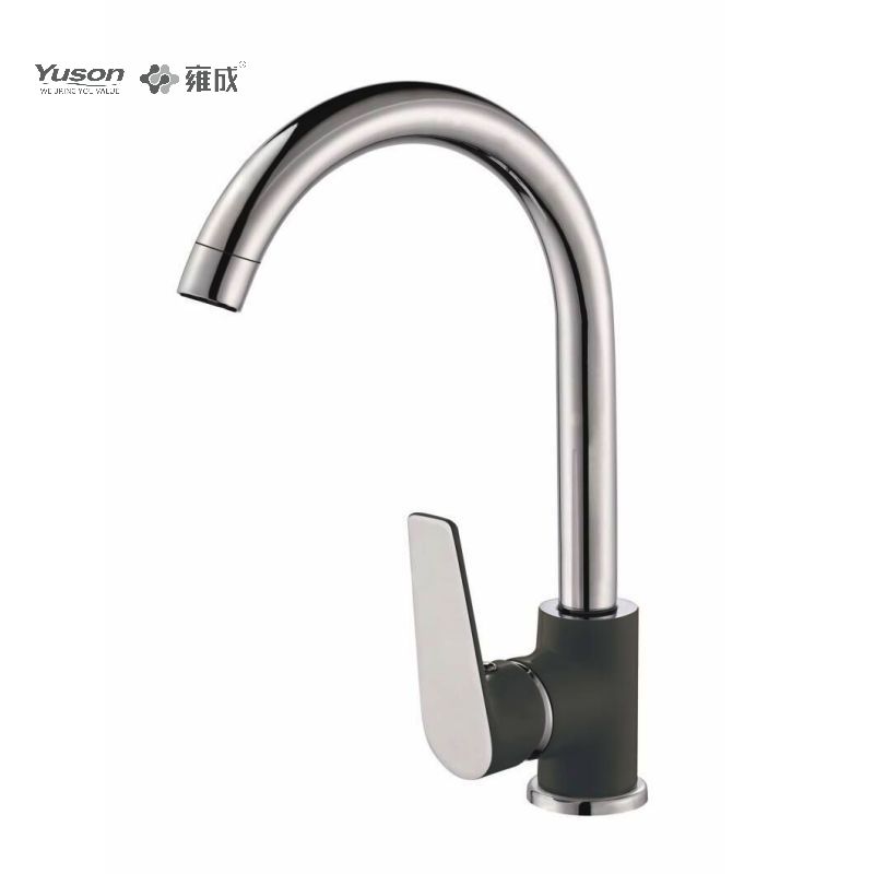 3296-50	brass faucet single lever hot/cold water deck-mounted kitchen mixer, sink mixer