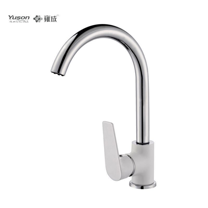 3296-50	brass faucet single lever hot/cold water deck-mounted kitchen mixer, sink mixer