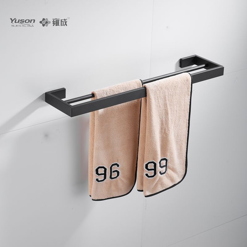 12724D Accessoires de salle de bain élégants, barres à serviettes à 2 pôles, 24