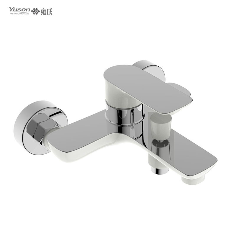 3165-10 brass faucet single lever hot/cold water wall-mounted bathtub mixer