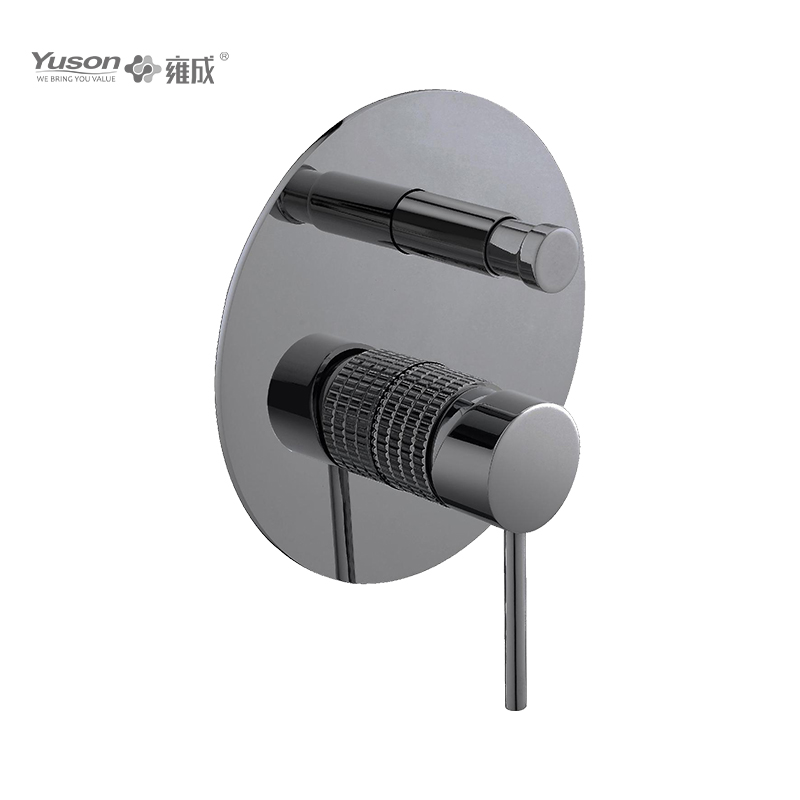 3376-33 robinet en laiton mitigeur mural dissimulé pour bain et douche d'eau chaude et froide