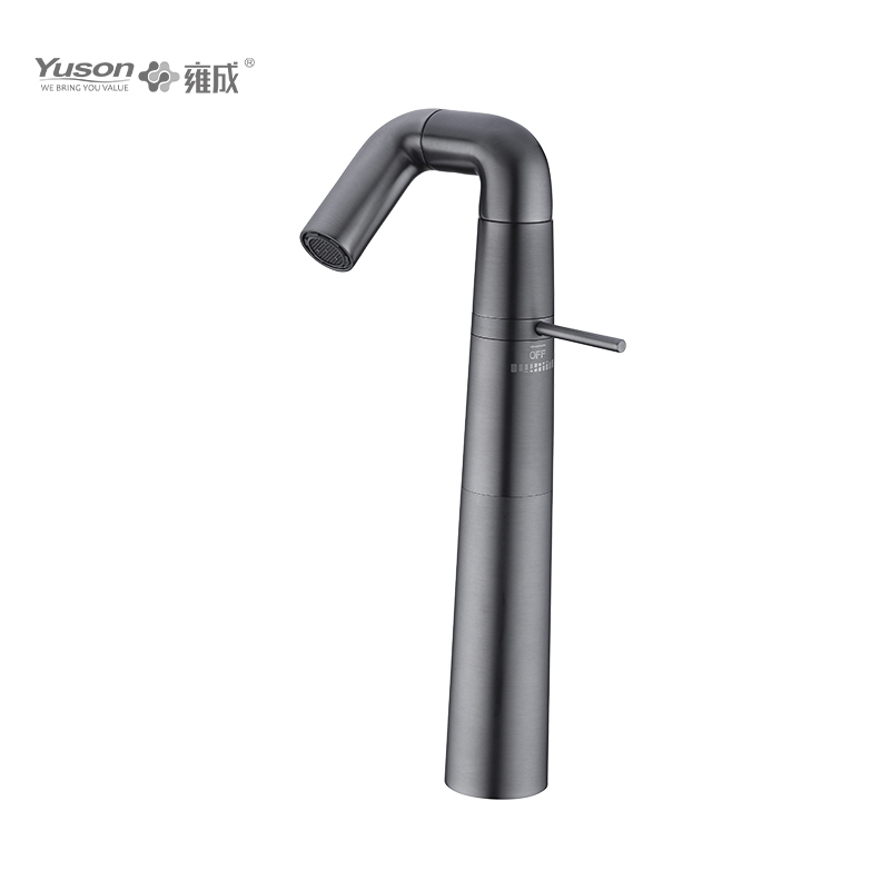Robinet en laiton à levier unique, mitigeur de lavabo haut d'eau chaude et froide monté sur le pont, 2047 – 33