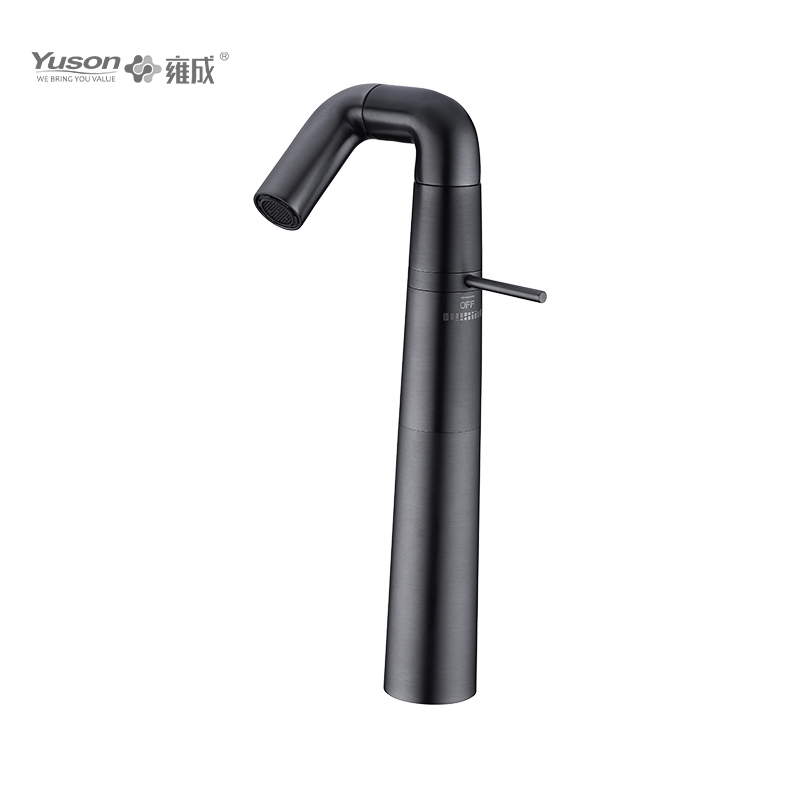 Robinet en laiton à levier unique, mitigeur de lavabo haut d'eau chaude et froide monté sur le pont, 2047 – 33