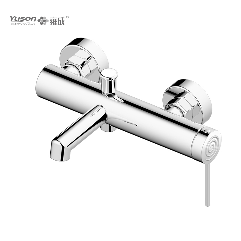 2067-10 Robinet en laiton mitigeur mural pour bain et douche d'eau chaude et froide à levier unique