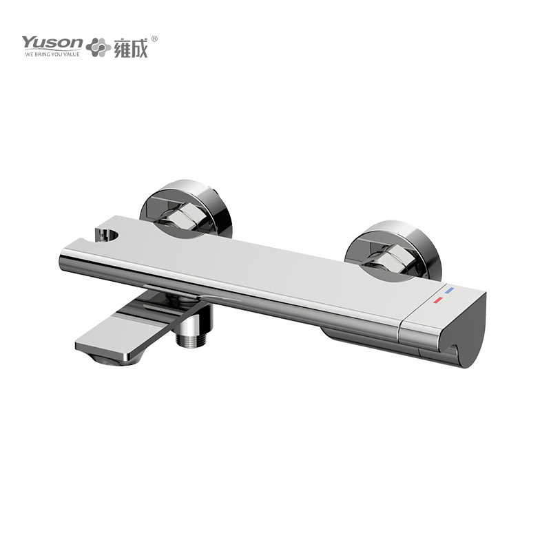 2093-10 Robinet en laiton mitigeur mural pour bain et douche d'eau chaude/froide
